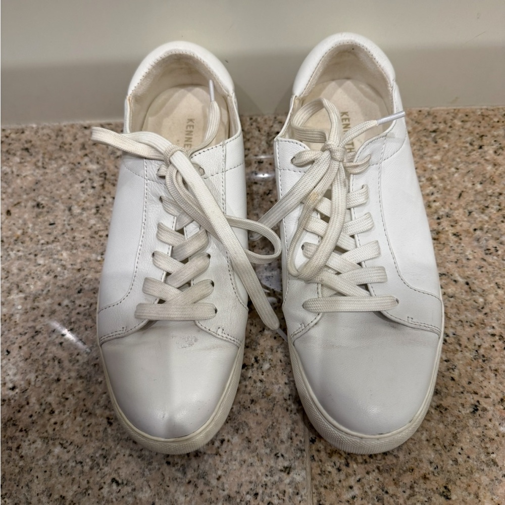 Kenneth Cole Classic White Sneakers